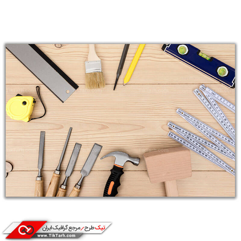 عکس باکیفیت ابزارآلات نجاری