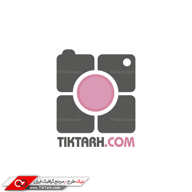 طرح گرافیکی لوگو دوربین عکاسی