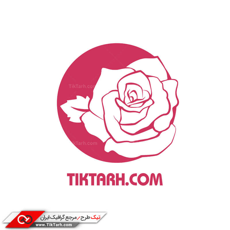 دانلود طرح لایه باز با کیفیت لوگو گل فروشی