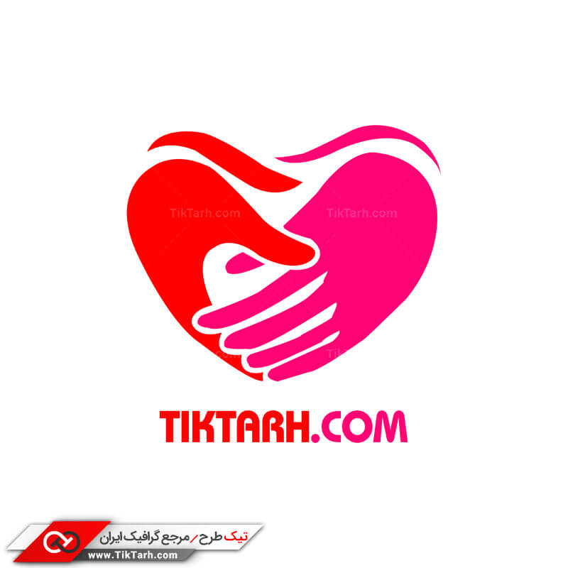دانلود طرح لایه باز با کیفیت لوگو پیوند عاشقانه