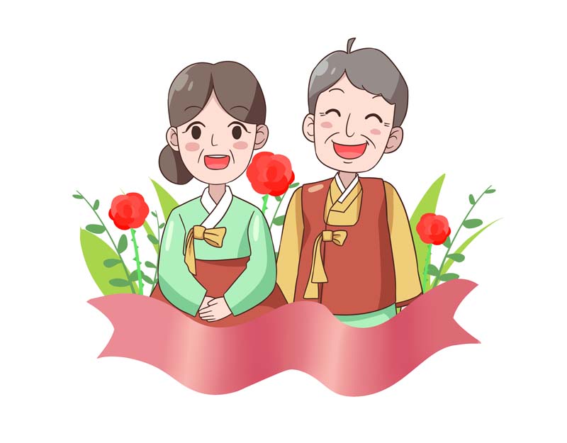 طرح کلیپ آرت زن و شوهر کره ای