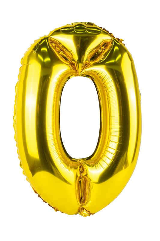 طرح بادکنک فویلی عدد 0