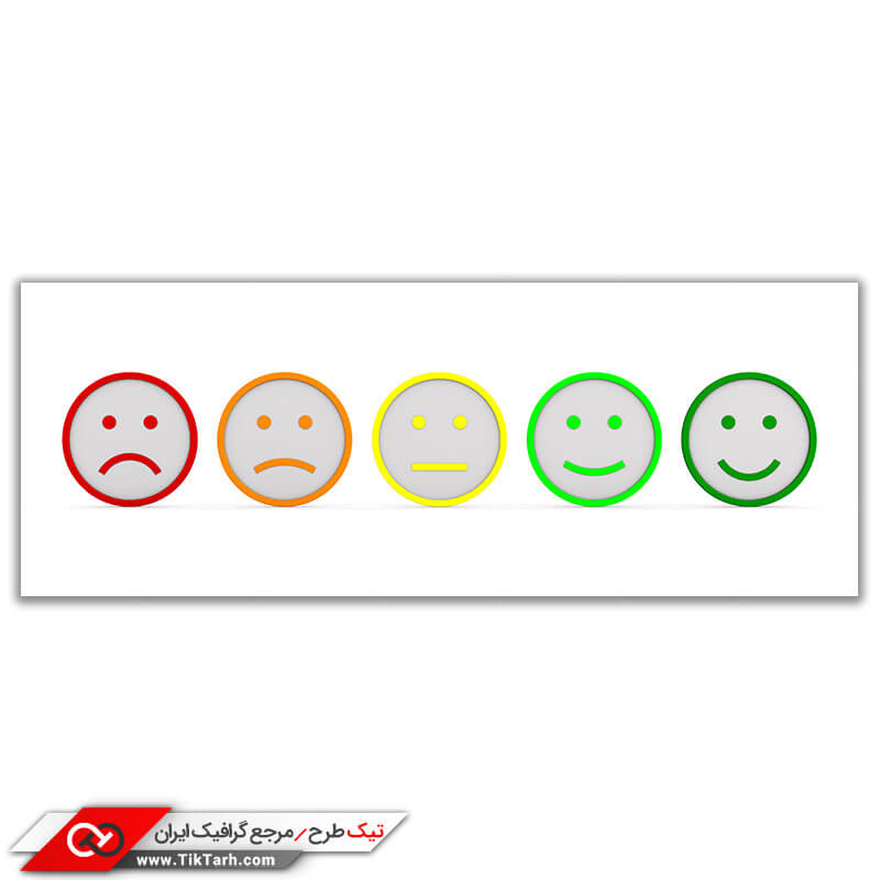 دانلود تصویر باکیفیت شکلک لبخند و ناراحت