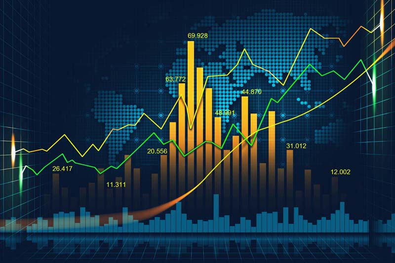 عکس با کیفیت نمایش انواع نمودار ها