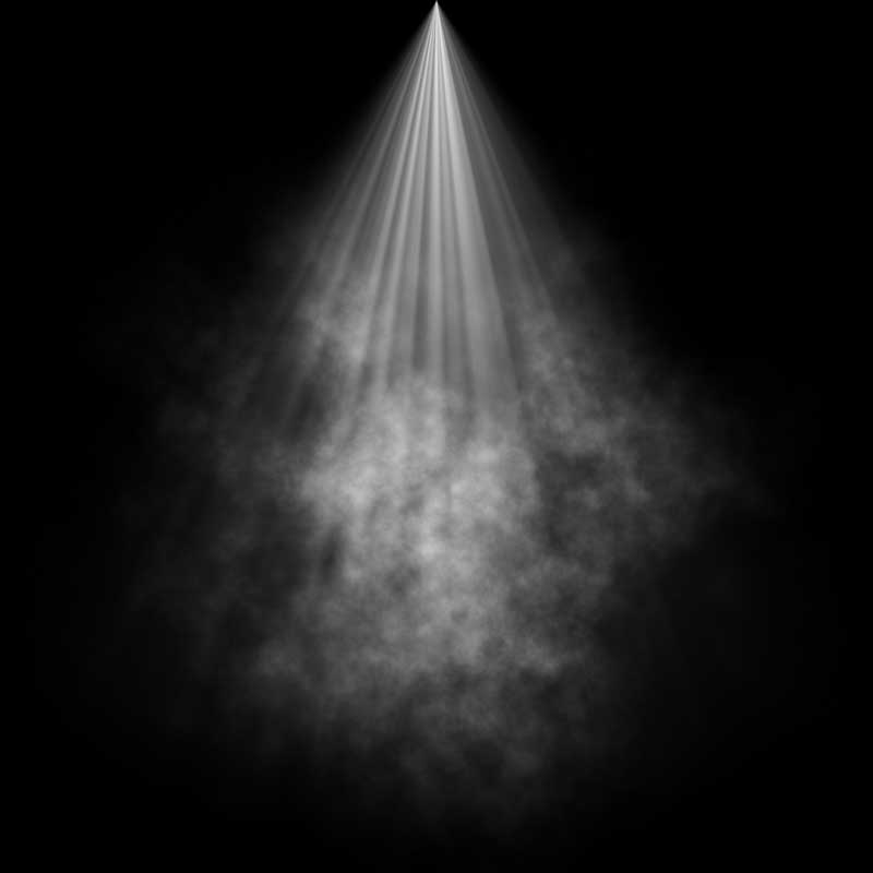 تصویر باکیفیت روزنه نور در اتاق تاریک