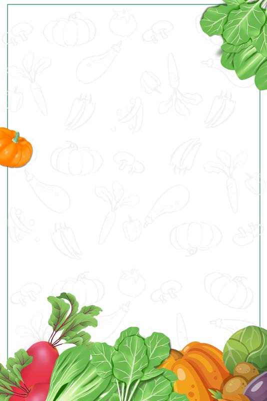 طرح لایه باز پس زمینه سبزیجات و صیفی جات