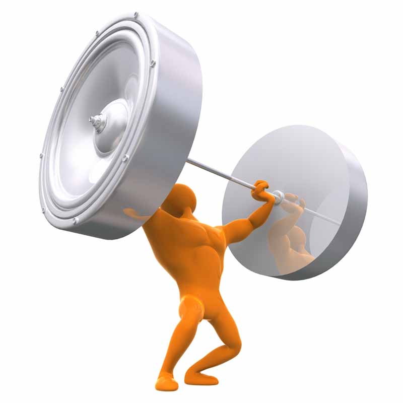 عکس آدمک وزنه بردار