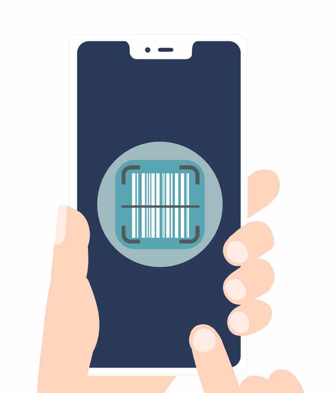 طرح کلیپ آرت بارکدخوان تلفن همراه