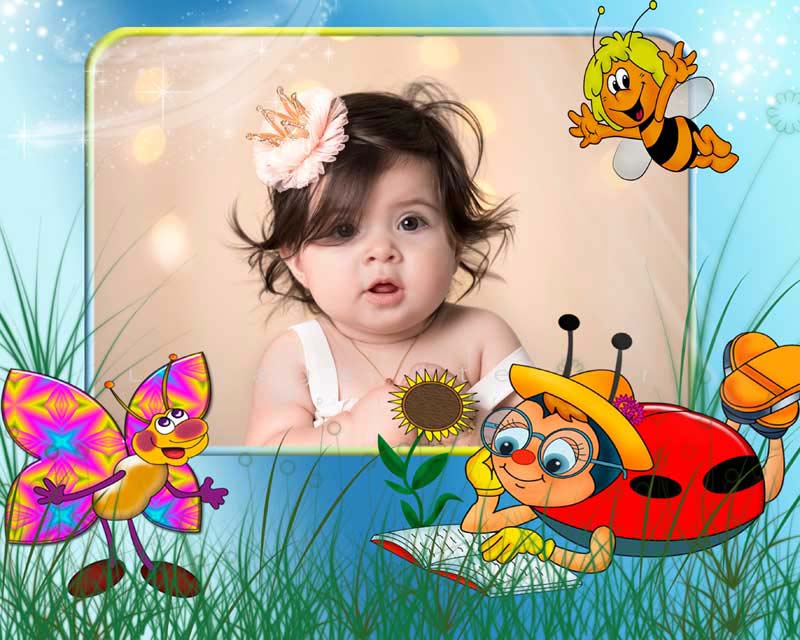 قاب عکس لایه باز کودکانه مایا زنبور عسل