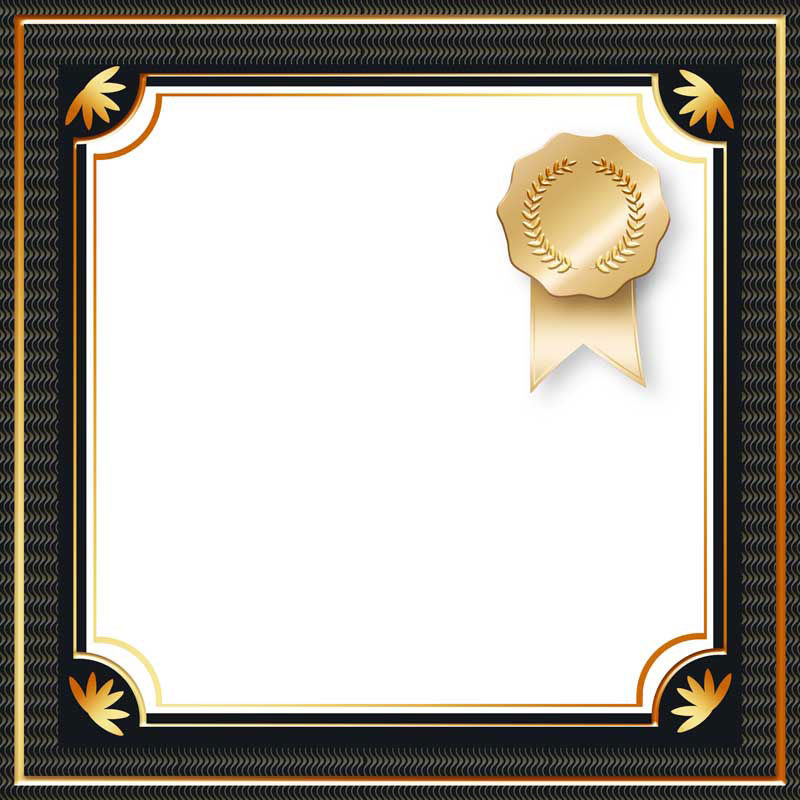 طرح پس زمینه لوح افتخار مشکی