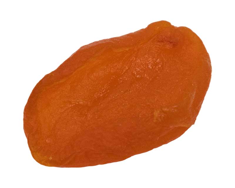 طرح یک عدد زردآلو خشک