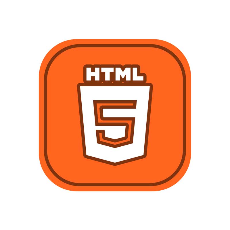 طرح آیکون html5