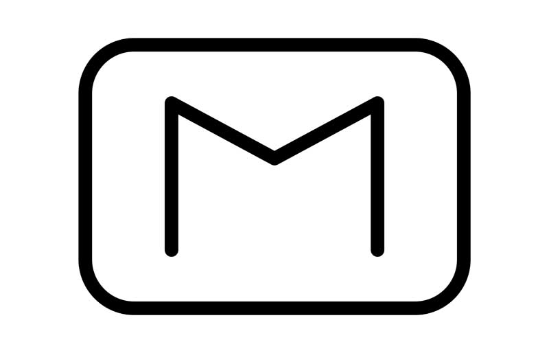 طرح آیکون gmail