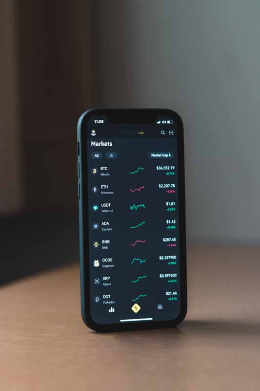 عکس با کیفیت ارز دیجیتال در موبایل