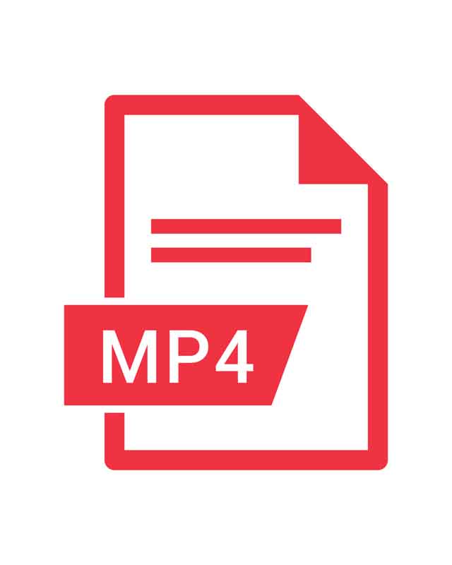 طرح آیکون فرمت MP4