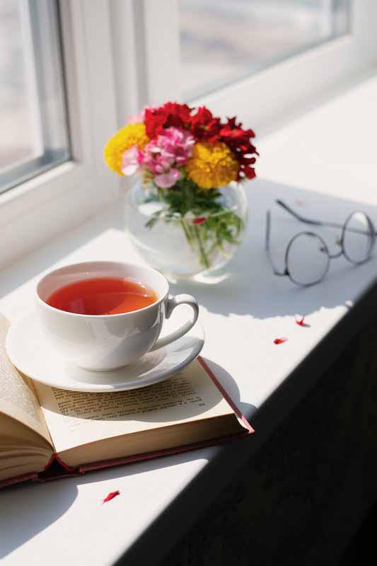 دانلود عکس فنجان سفید چای
