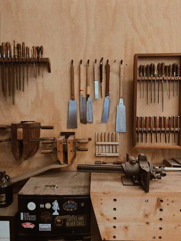 عکس گرافیکی ابزار آلات چوبی