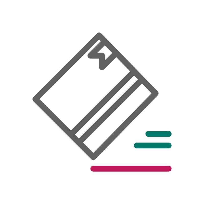 دانلود طرح آیکون کتاب سفید