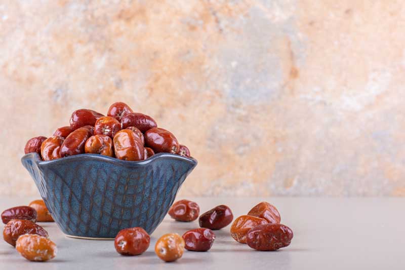 عکس یک کاسه آبی سنجد