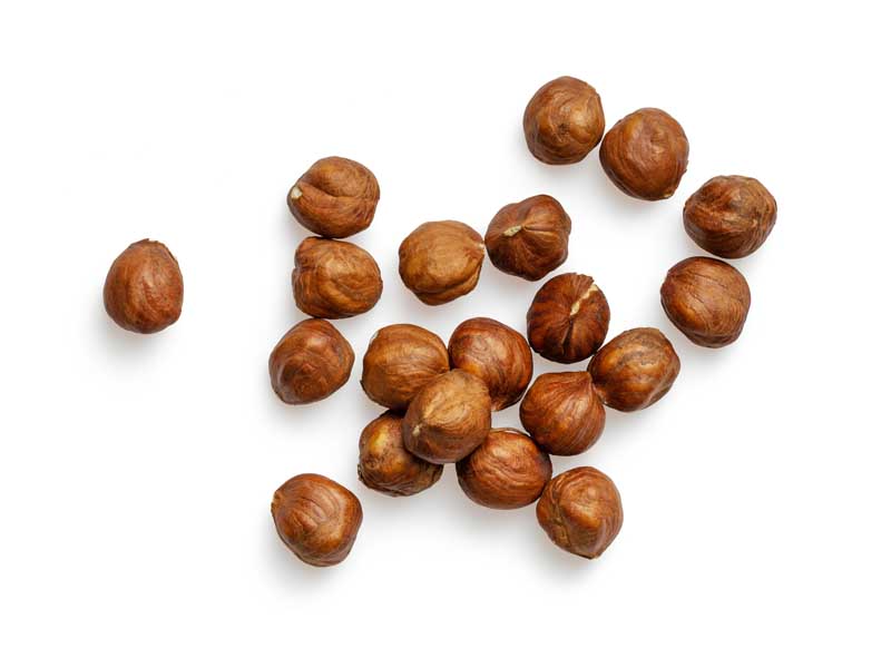 عکس مقداری مغز فندق