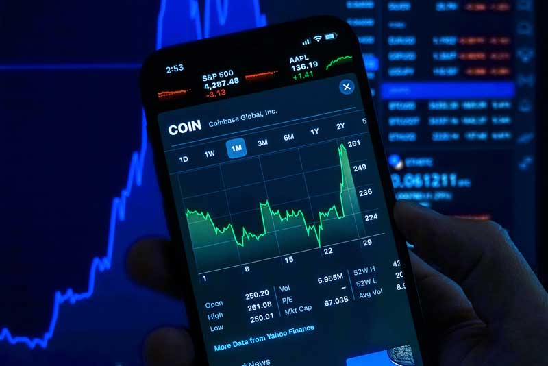 دانلود عکس بررسی وضعیت نمودار با موبایل