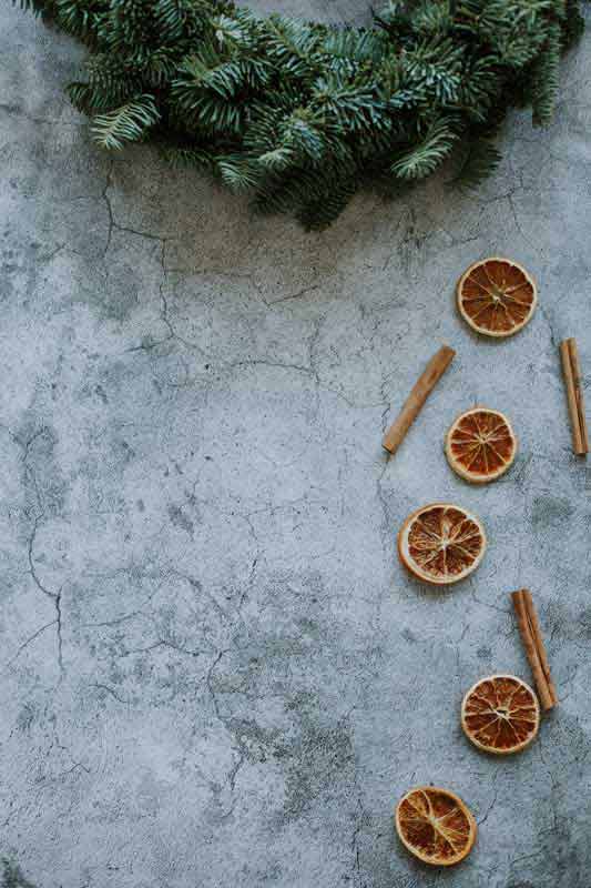 دانلود عکس گرافیکی دارچین و لیمو خشک