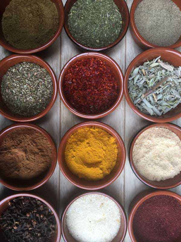 دانلود عکس گرافیکی کاسه های ادویه