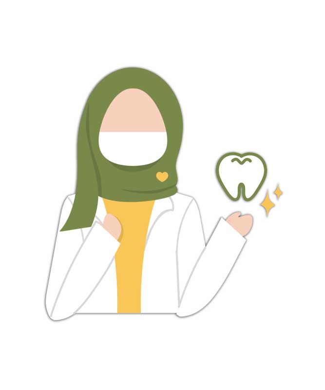 طرح لایه باز کلیپ آرت دکتر دندانپزشک