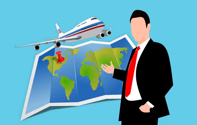دانلود تصویر سفر هوایی و نقشه