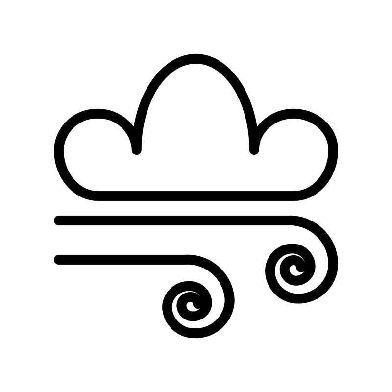 دانلود طرح آیکون هوای طوفانی