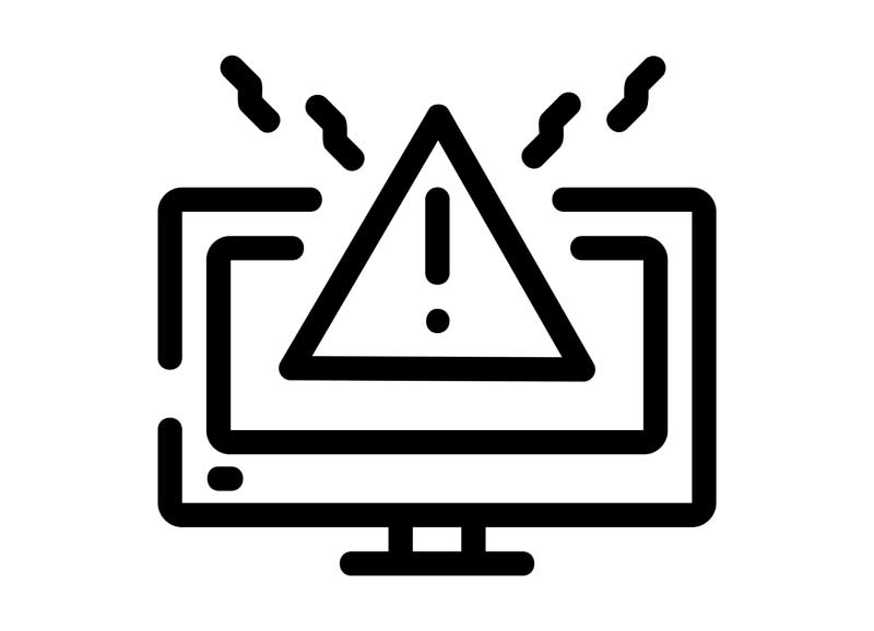 دانلود طرح آیکون هشدار کامپیوتری