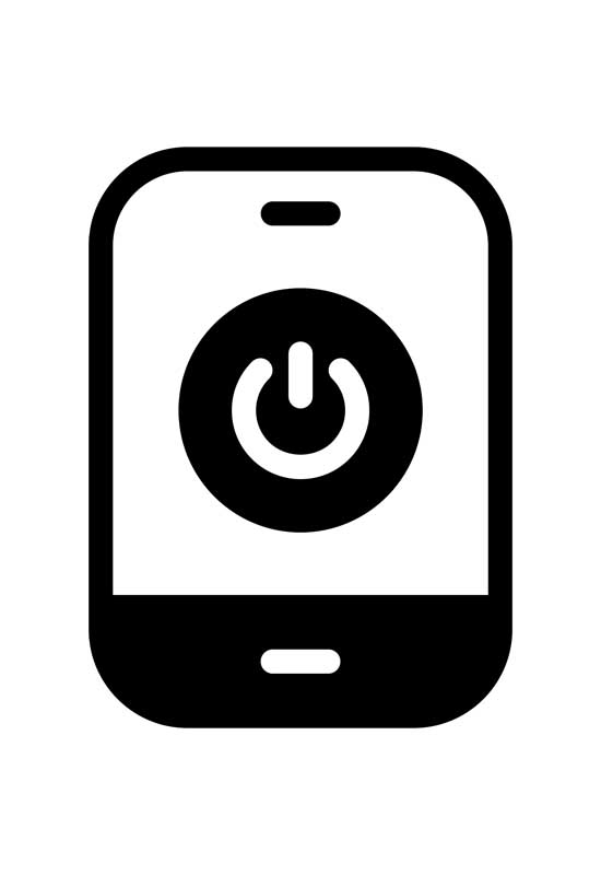 دانلود طرح آیکون خاموش کردن موبایل