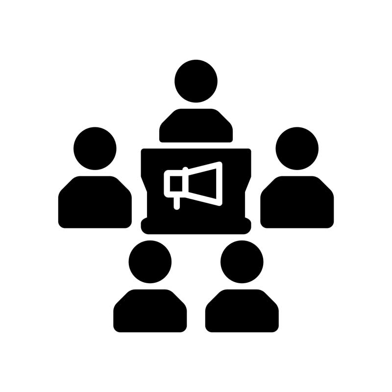 دانلود آیکون جلسه اطلاع رسانی