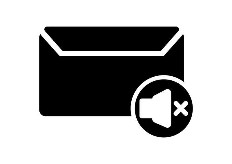 دانلود آیکون حالت سکوت پیام