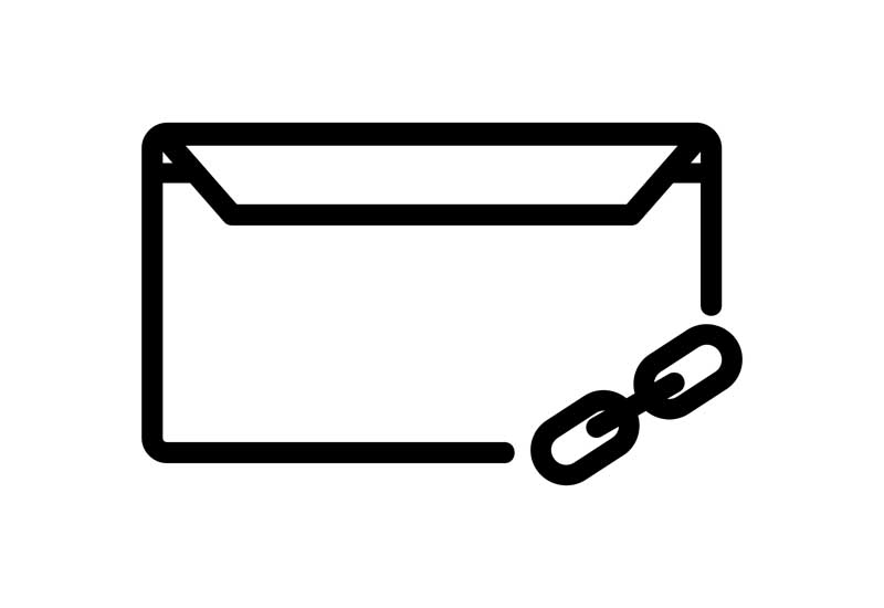 دانلود آیکون لینک کردن پیام