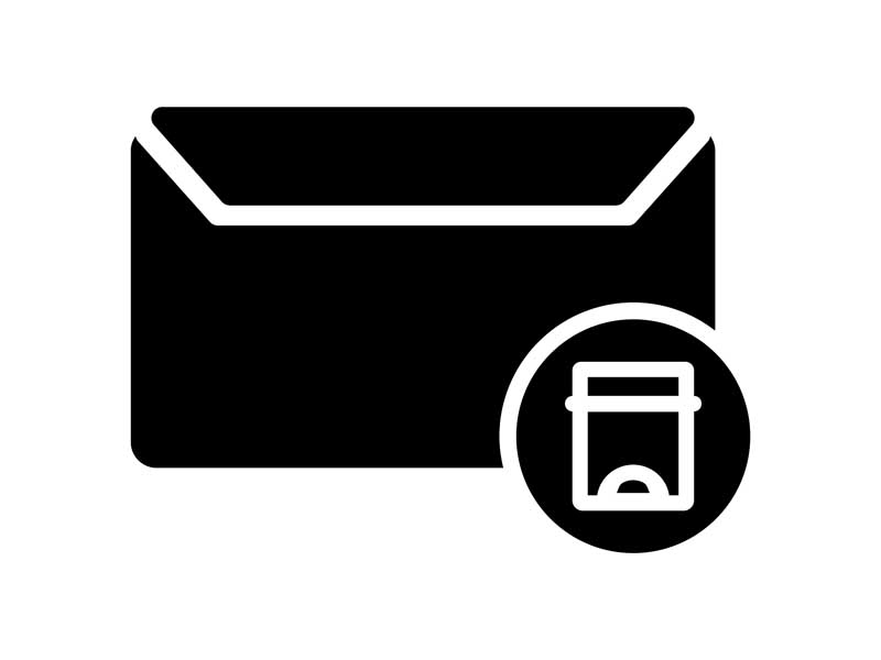 دانلود آیکون سطل آشغال پیام