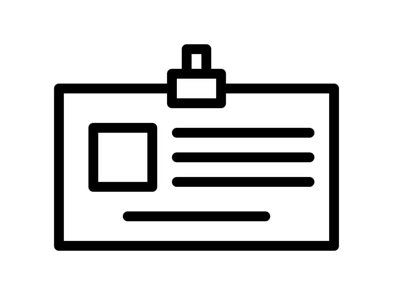 دانلود آیکون برگه شناسایی