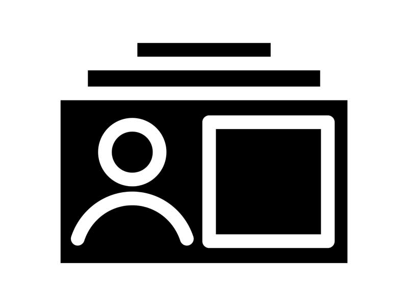 دانلود آیکون کارت شناسایی و هویت