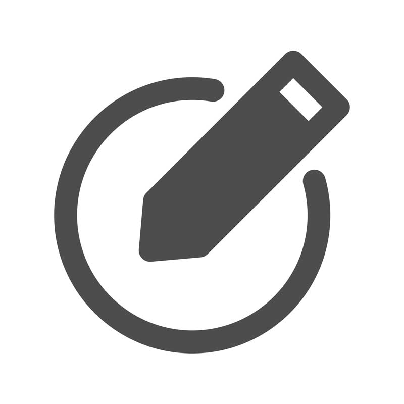 دانلود آیکون قلم خاکستری