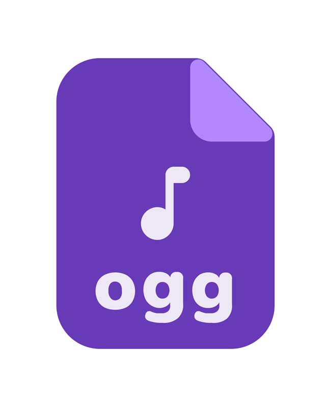 طرح آیکون فایل ogg