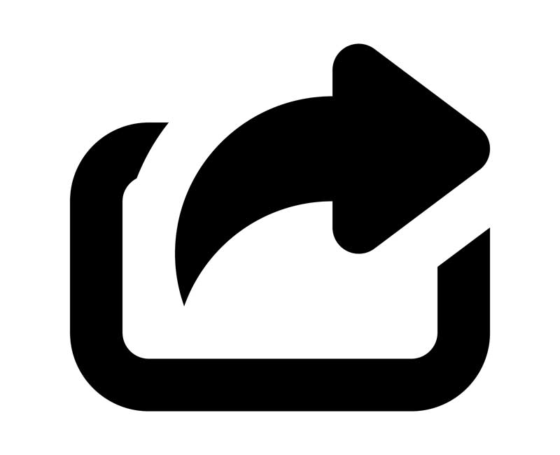 طرح با کیفیت آیکون فلش برگشت