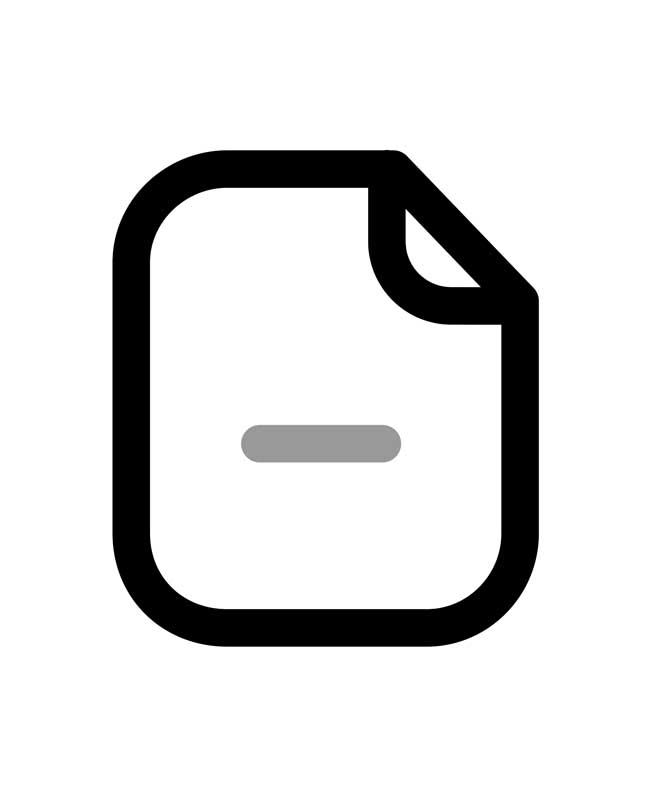 طرح با کیفیت آیکون کم کردن