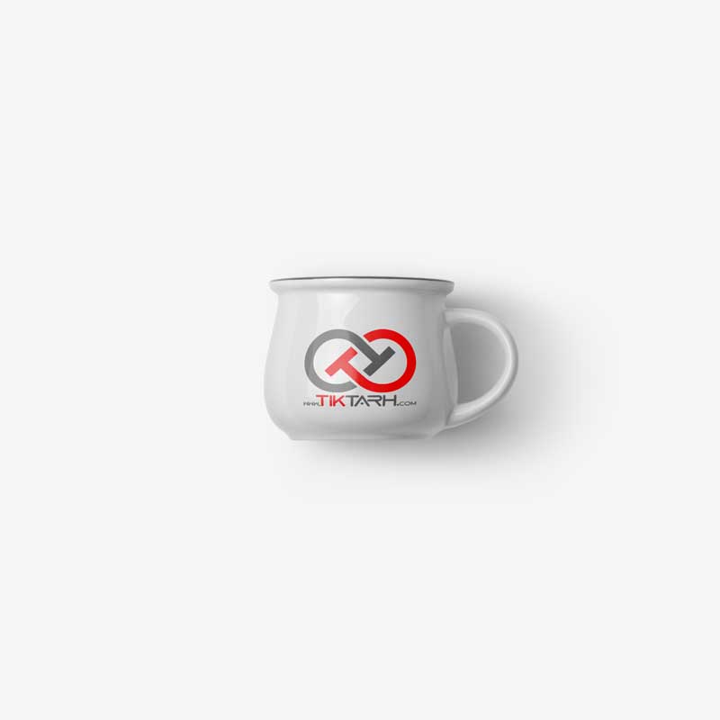 طرح لایه باز موکاپ فنجان کوچک