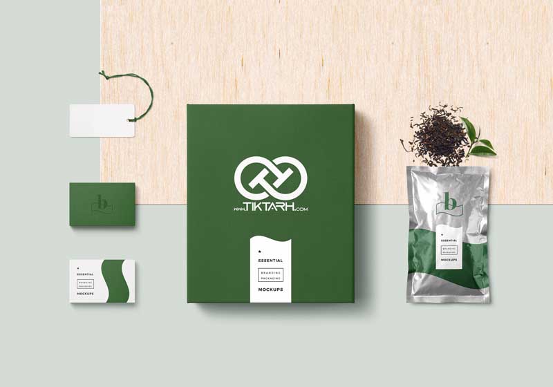 موکاپ کارت و کتاب
