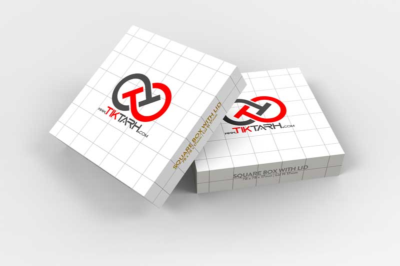 طرح موکاپ جعبه های پیتزا کنار هم