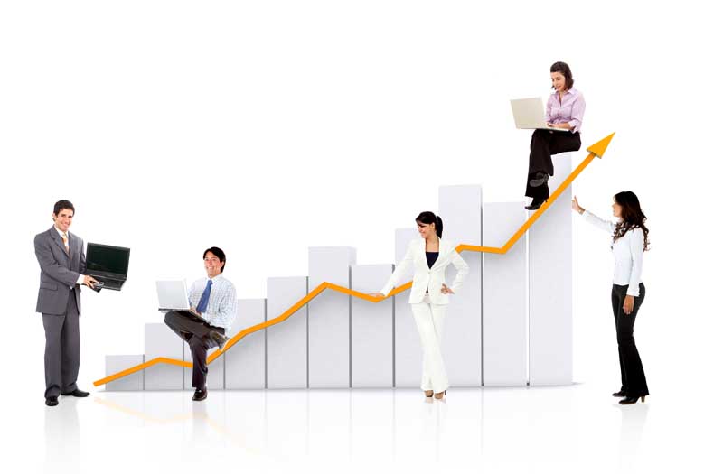 تصویر با کیفیت نمودار پیشرفت در کار