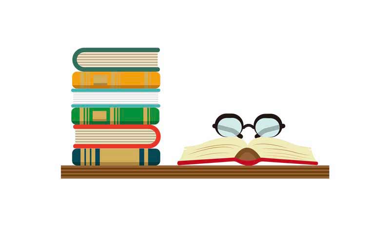 کلیپ آرت لایه باز کتابخوانی و مطالعه