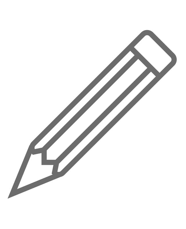 طرح با کیفیت آیکون مداد