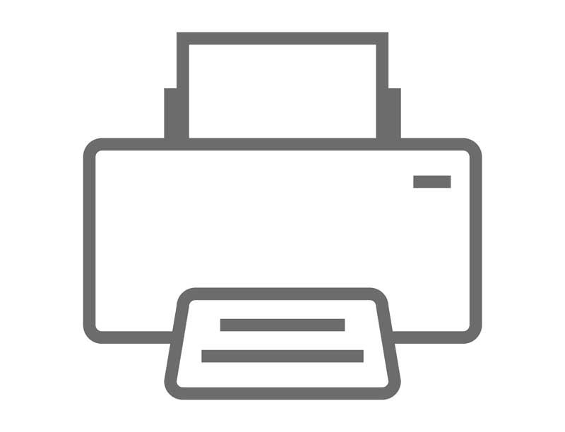 طرح با کیفیت آیکون چاپگر