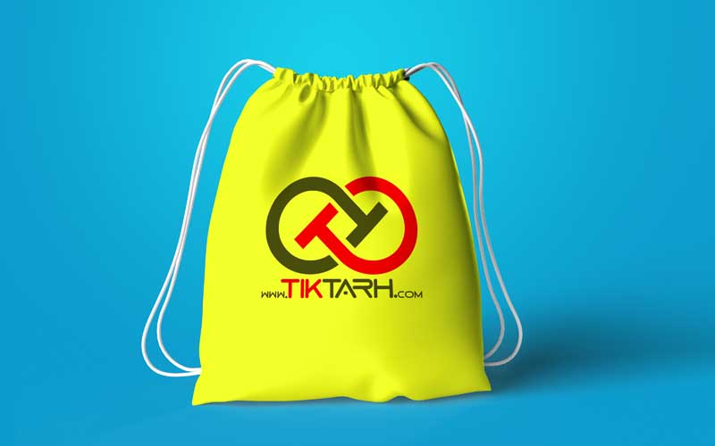 طرح موکاپ گونی کش دار